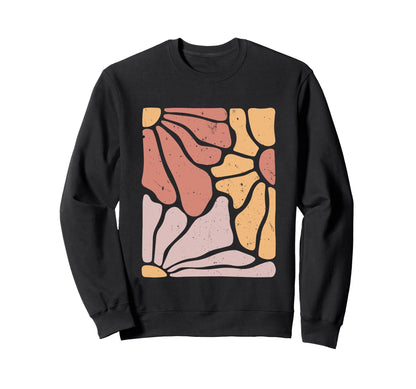 Boho Wildflowers Flowers Sweatshirt - Aesthetic Graphic for Adults - T-Shirt, Sweatshirt, Hoodie