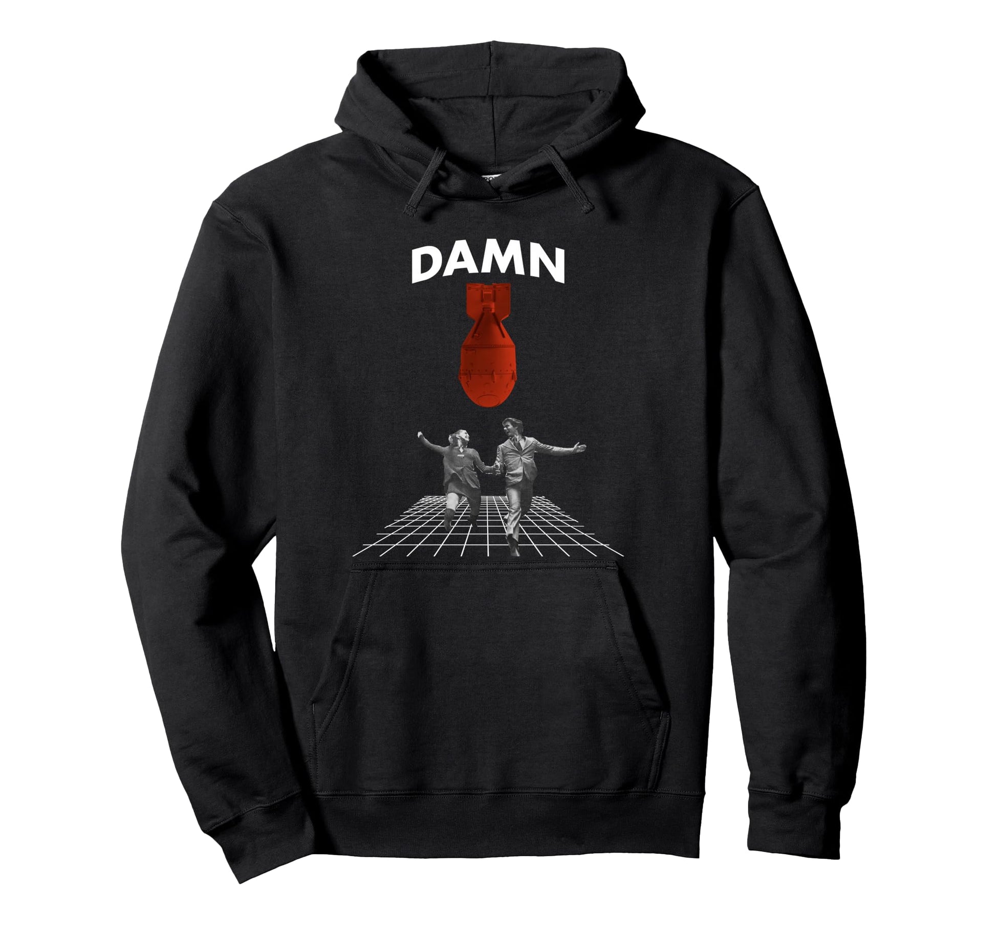 Damn Collage Aesthetic Edgy Hoodie - Casual Everyday Wear Men Women - T-Shirt, Sweatshirt, Hoodie