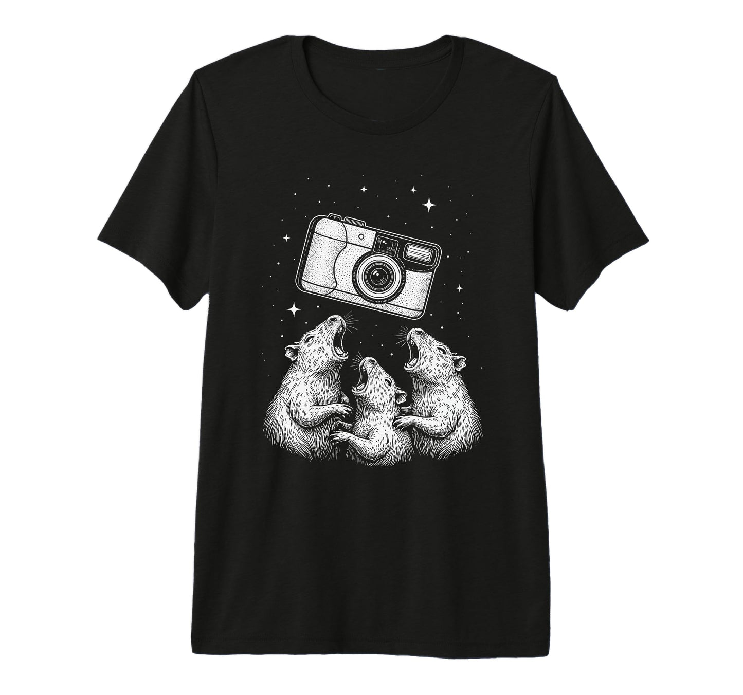 Camera Rat Astronomer Fantasy Tri Blend T-Shirt - Unique Graphic for Adults - T-Shirt, Sweatshirt, Hoodie