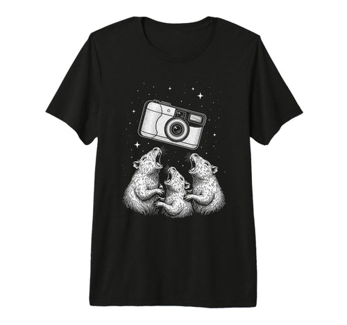 Camera Rat Astronomer Fantasy Tri Blend T-Shirt - Unique Graphic for Adults - T-Shirt, Sweatshirt, Hoodie