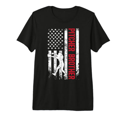 Baseball Pitcher Brother T-Shirt - Casual Everyday Wear for Adults - T-Shirt, Sweatshirt, Hoodie