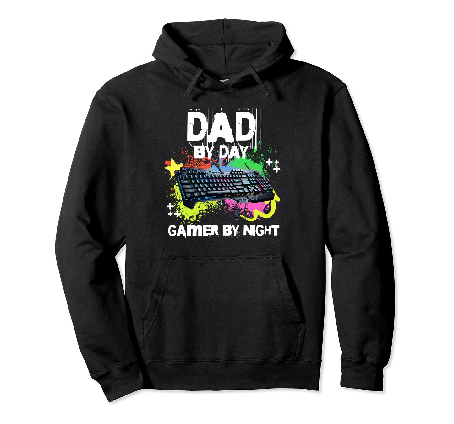 Dad Day Gamer Night Funny Gifts Hoodie - Minimalist Print for Adults - T-Shirt, Sweatshirt, Hoodie
