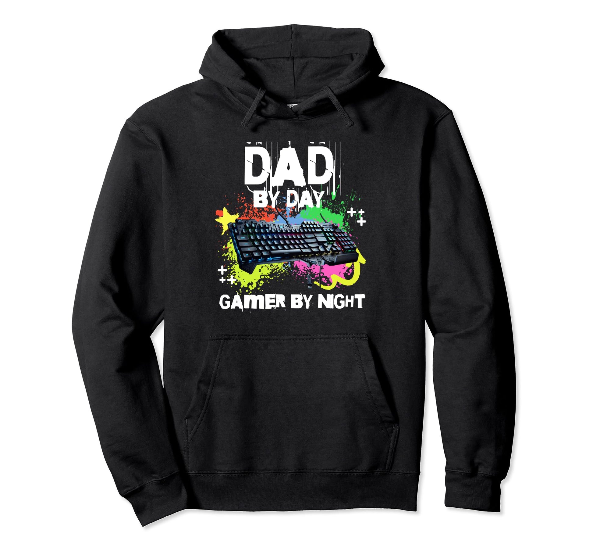 Dad Day Gamer Night Funny Gifts Hoodie - Minimalist Print for Adults - T-Shirt, Sweatshirt, Hoodie