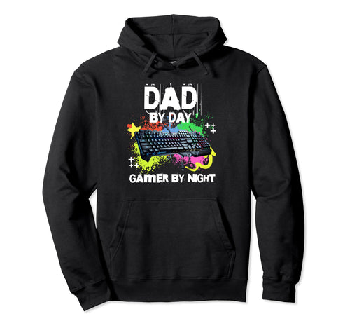 Dad Day Gamer Night Funny Gifts Hoodie - Minimalist Print for Adults - T-Shirt, Sweatshirt, Hoodie