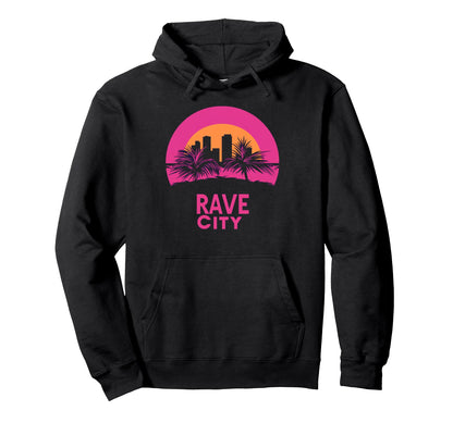 90S Vaporwave Aesthetic Palm Trees 80S Hoodie - Aesthetic Graphic Unisex - T-Shirt, Sweatshirt, Hoodie