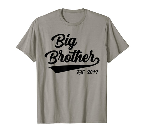 Funny Baseball Big Brother Est 2017 T-Shirt - Streetwear Style for Adults - T-Shirt, Sweatshirt, Hoodie