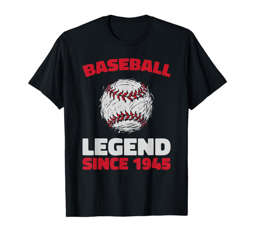 Born 1945 Team Sport Player Baseballer T-Shirt - Unique Graphic Men Women - T-Shirt, Sweatshirt, Hoodie