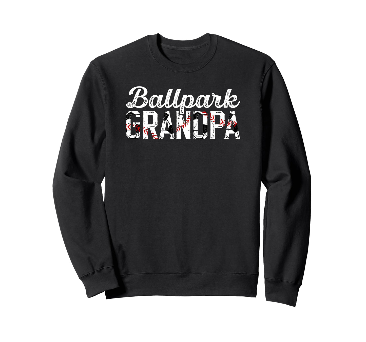 Ballpark Grandpa Baseball Soccer Sweatshirt - Streetwear Style Unisex - T-Shirt, Sweatshirt, Hoodie