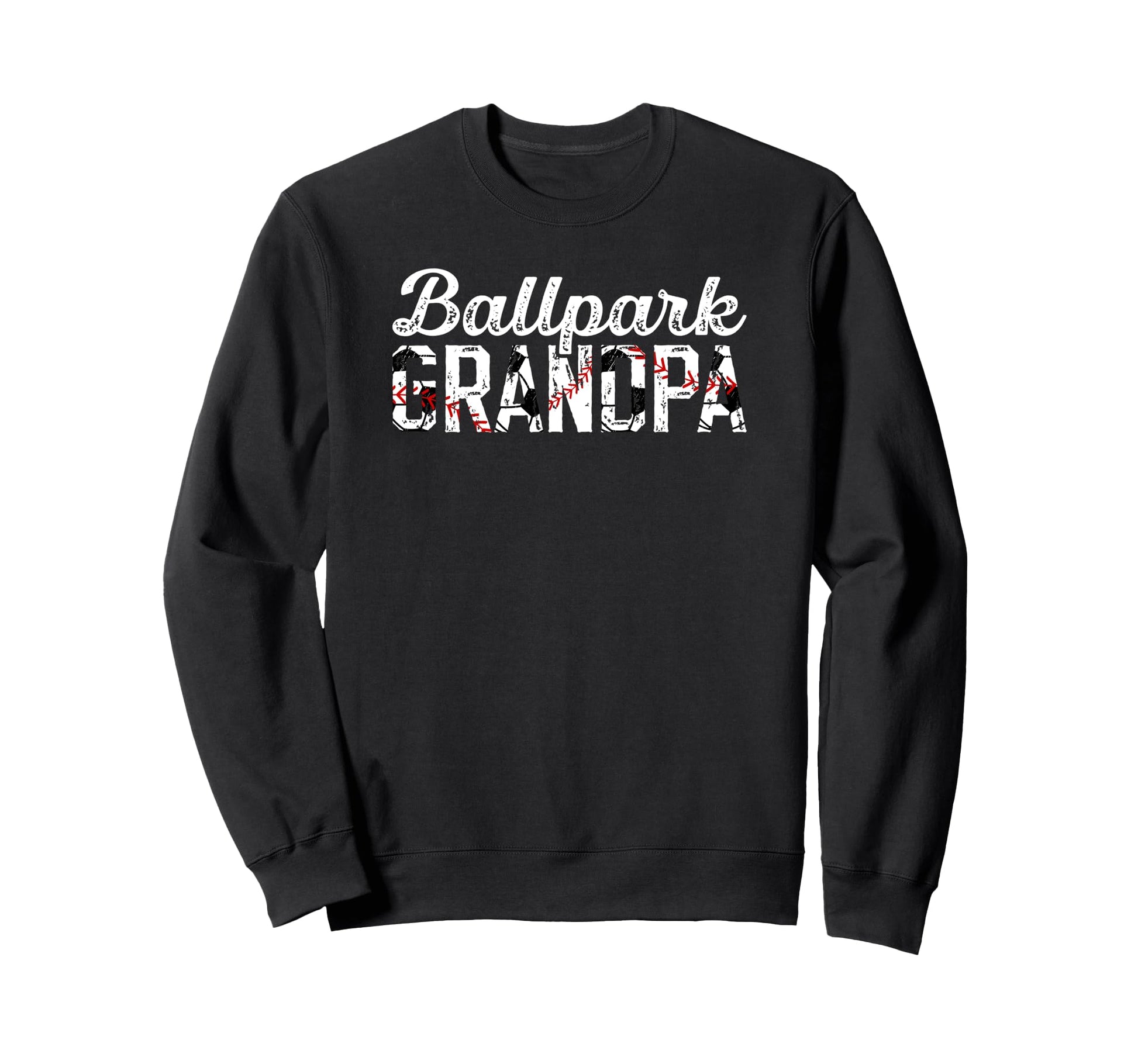 Ballpark Grandpa Baseball Soccer Sweatshirt - Streetwear Style Unisex - T-Shirt, Sweatshirt, Hoodie
