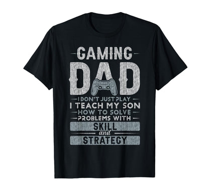 Gaming Dad Father Son Fathers Day T-Shirt - Novelty Apparel Men Women - T-Shirt, Sweatshirt, Hoodie