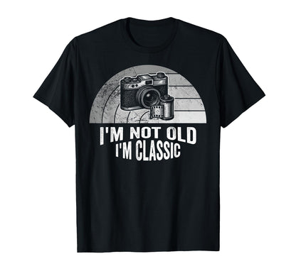 Im Not Old Im Camera Charm T-Shirt - Aesthetic Graphic for Adults - T-Shirt, Sweatshirt, Hoodie