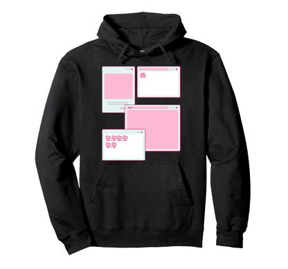 Vaporwave Aesthetic 90S Grunge Kawaii E Hoodie - Streetwear Style Unisex - T-Shirt, Sweatshirt, Hoodie