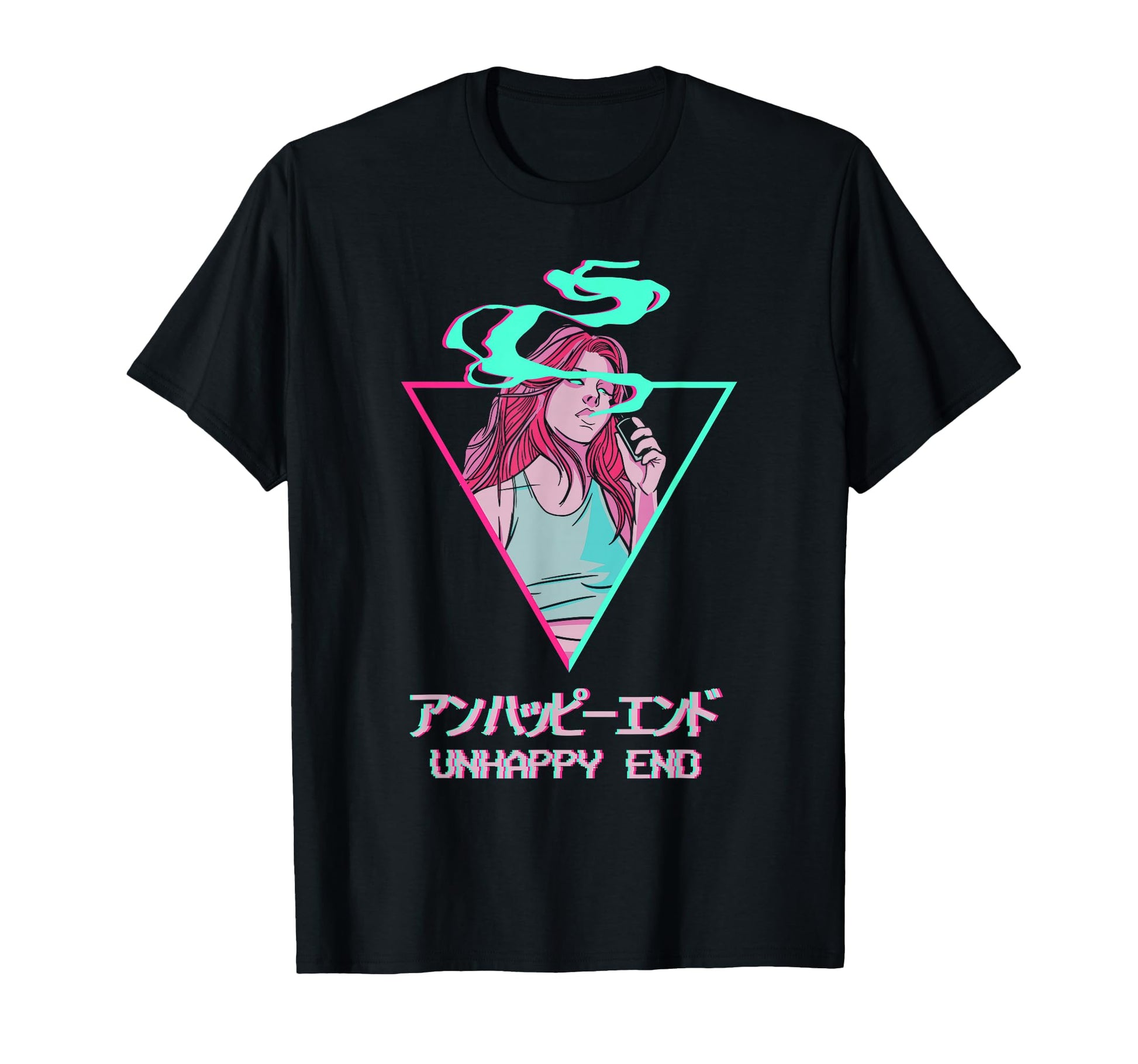 Unhappy End Japanese Otaku Anime T-Shirt - Casual Everyday Wear for Adults - T-Shirt, Sweatshirt, Hoodie