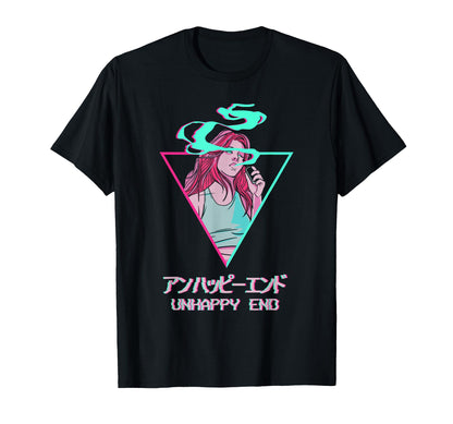 Unhappy End Japanese Otaku Anime T-Shirt - Casual Everyday Wear for Adults - T-Shirt, Sweatshirt, Hoodie