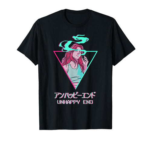 Unhappy End Japanese Otaku Anime T-Shirt - Casual Everyday Wear for Adults - T-Shirt, Sweatshirt, Hoodie