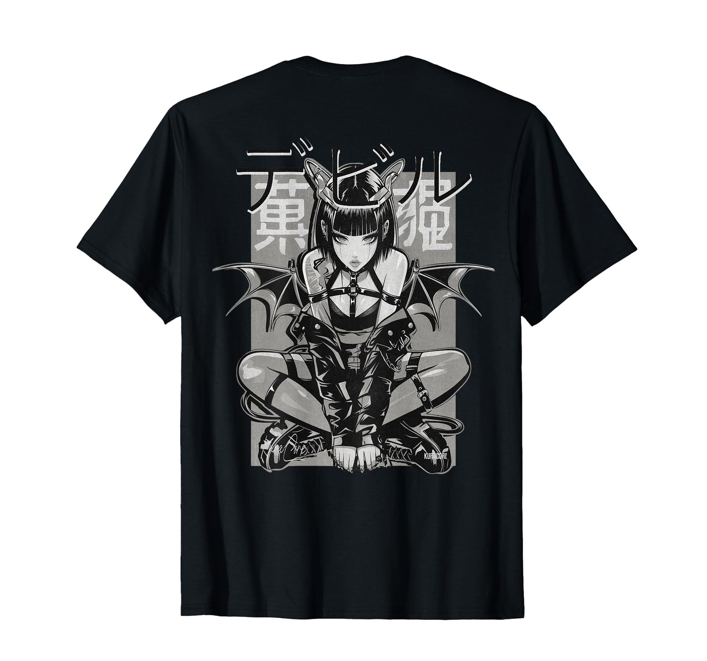 Back Japanese Streetwear Y2K T-Shirt - Custom Art Print for Adults - T-Shirt, Sweatshirt, Hoodie