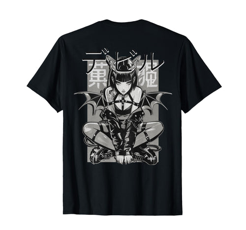 Back Japanese Streetwear Y2K T-Shirt - Custom Art Print for Adults - T-Shirt, Sweatshirt, Hoodie