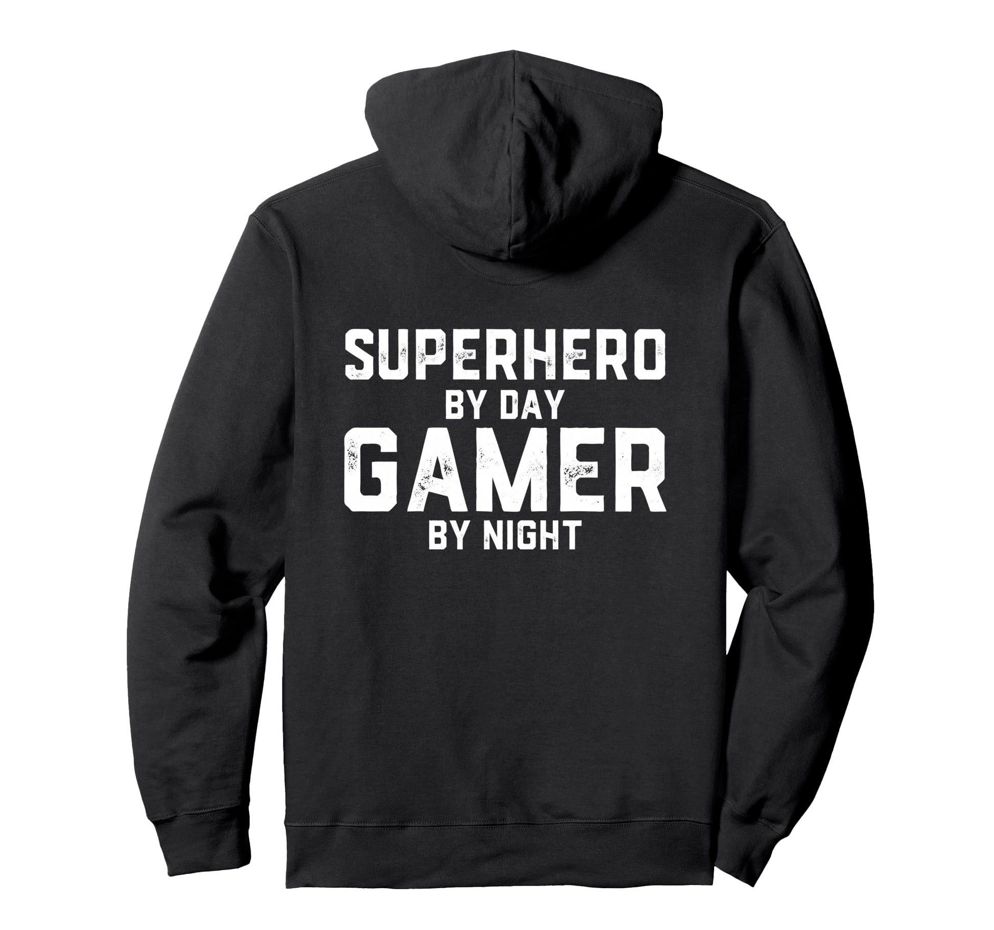 Superhero Day Video Gamer Night Funny Hoodie - Trendy Graphic for Adults - T-Shirt, Sweatshirt, Hoodie