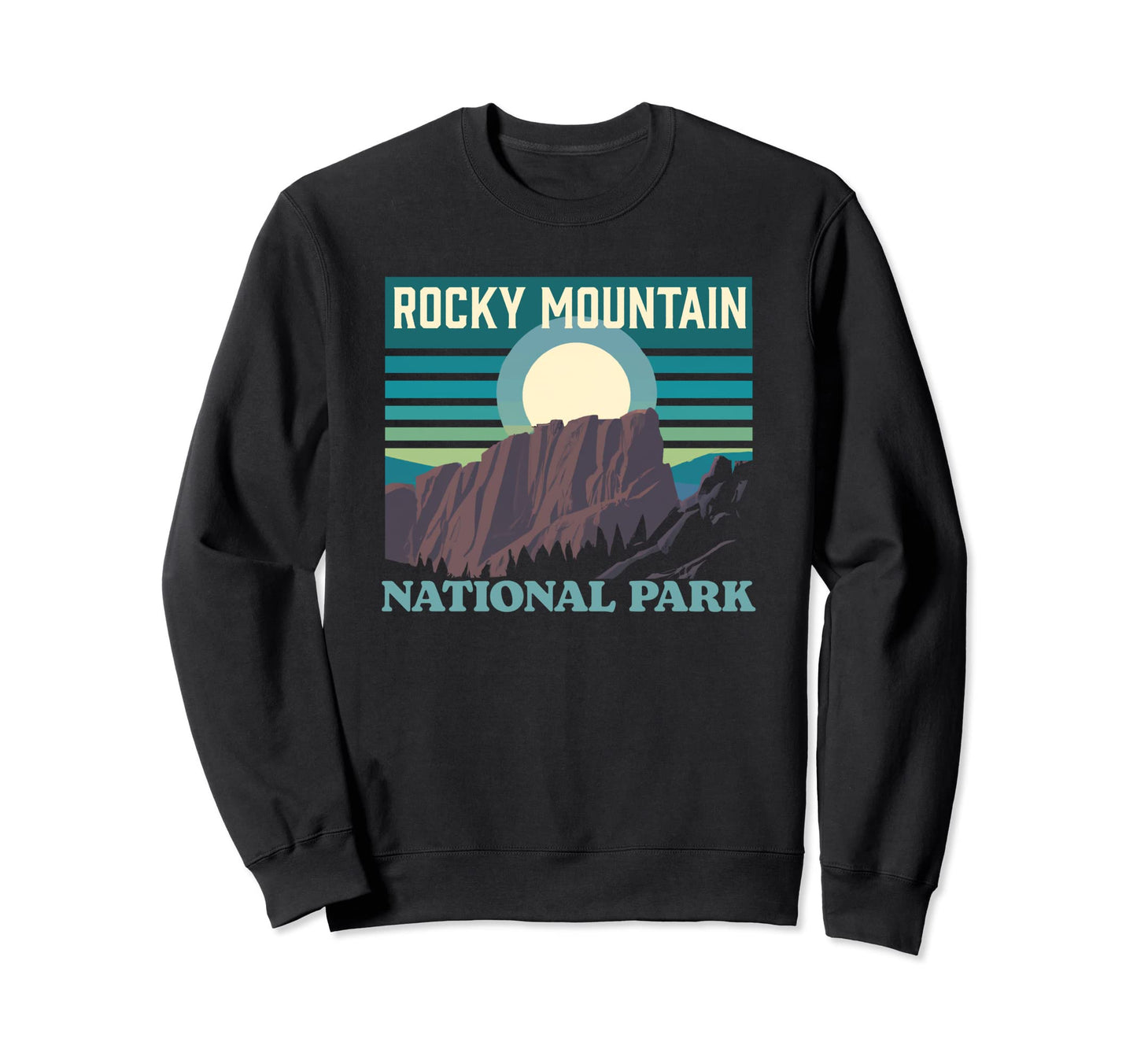 Rocky Mountain National Park Wpa Sweatshirt - Fun Novelty Design Men Women - T-Shirt, Sweatshirt, Hoodie