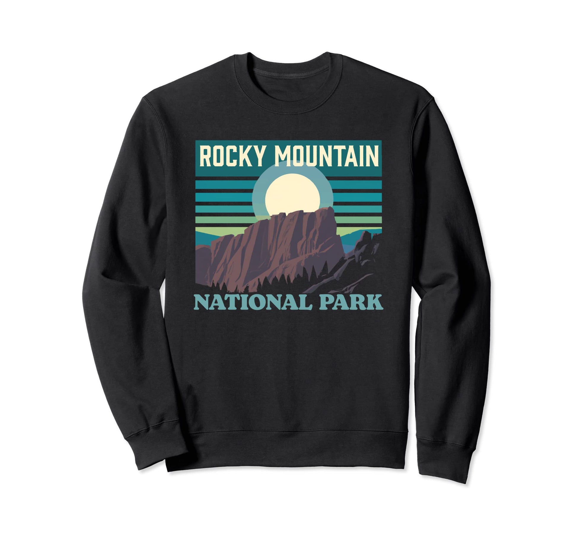 Rocky Mountain National Park Wpa Sweatshirt - Fun Novelty Design Men Women - T-Shirt, Sweatshirt, Hoodie