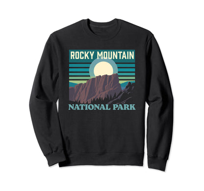Rocky Mountain National Park Wpa Sweatshirt - Fun Novelty Design Men Women - T-Shirt, Sweatshirt, Hoodie