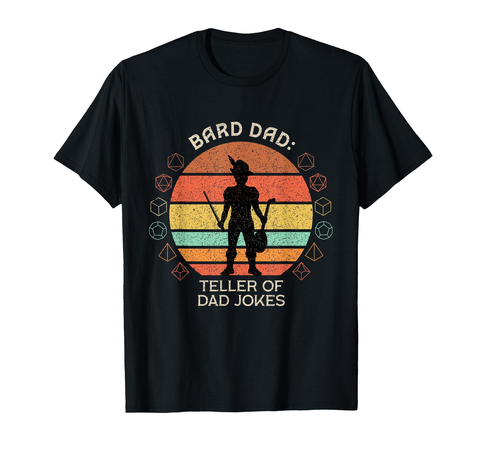 Bard Dad Teller Dad Jokes Funny Rpg T-Shirt - Aesthetic Graphic Men Women - T-Shirt, Sweatshirt, Hoodie
