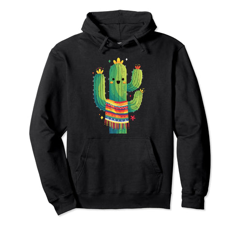 Cactus Serape Succulent Plant Cacti Botany Hoodie - Graphic Print Unisex - T-Shirt, Sweatshirt, Hoodie