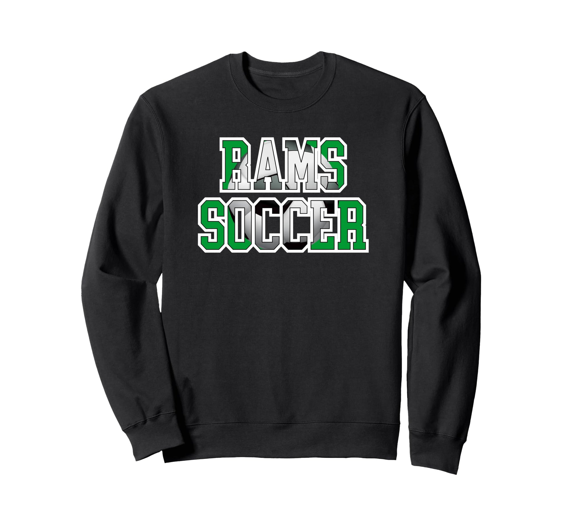 Rams Soccer Mom Game Day Mascot Sweatshirt - Minimalist Print Men Women - T-Shirt, Sweatshirt, Hoodie