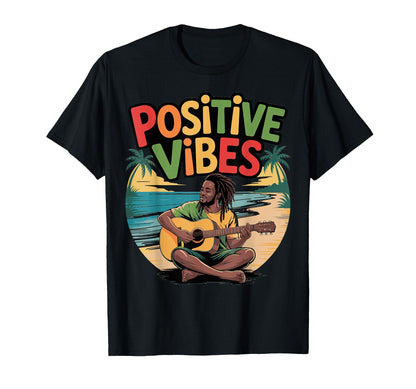 Reggae Music Vibes Jamaican African T-Shirt - Aesthetic Graphic for Adults - T-Shirt, Sweatshirt, Hoodie