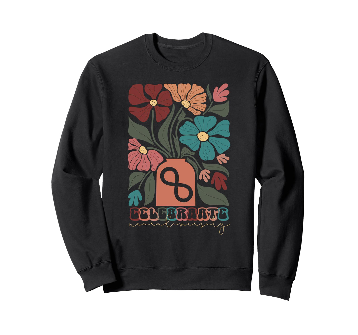 Autism Neurodiversity Infinity Sweatshirt - Novelty Apparel Unisex - T-Shirt, Sweatshirt, Hoodie
