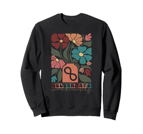 Autism Neurodiversity Infinity Sweatshirt - Novelty Apparel Unisex - T-Shirt, Sweatshirt, Hoodie