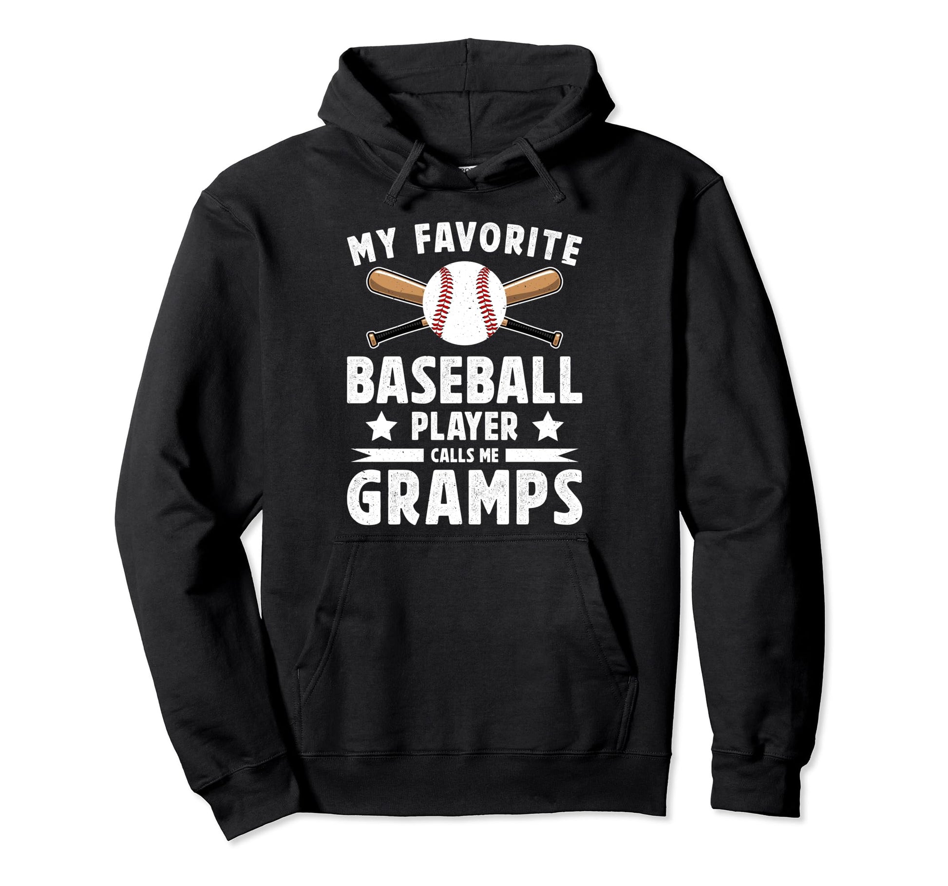 My Favorite Baseball Player Gramps Hoodie - Custom Art Print Unisex - T-Shirt, Sweatshirt, Hoodie