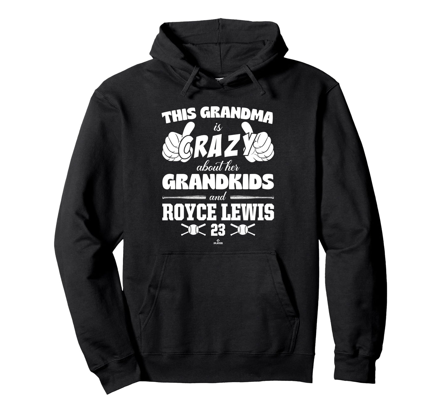 Grandma Crazy Royce Lewis Minnesota Hoodie - Fun Novelty Design for Adults - T-Shirt, Sweatshirt, Hoodie