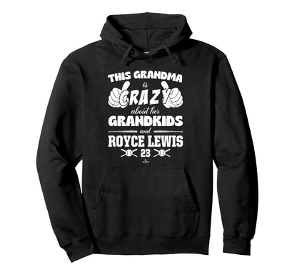 Grandma Crazy Royce Lewis Minnesota Hoodie - Fun Novelty Design for Adults - T-Shirt, Sweatshirt, Hoodie