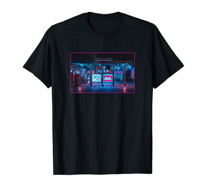 Tokyo Night Vaporwave Synthwave T-Shirt - Aesthetic Graphic for Adults - T-Shirt, Sweatshirt, Hoodie