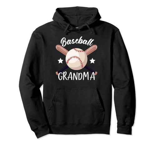 Baseball Grandma Batter Sport Baseball Hoodie - Custom Art Print Men Women - T-Shirt, Sweatshirt, Hoodie