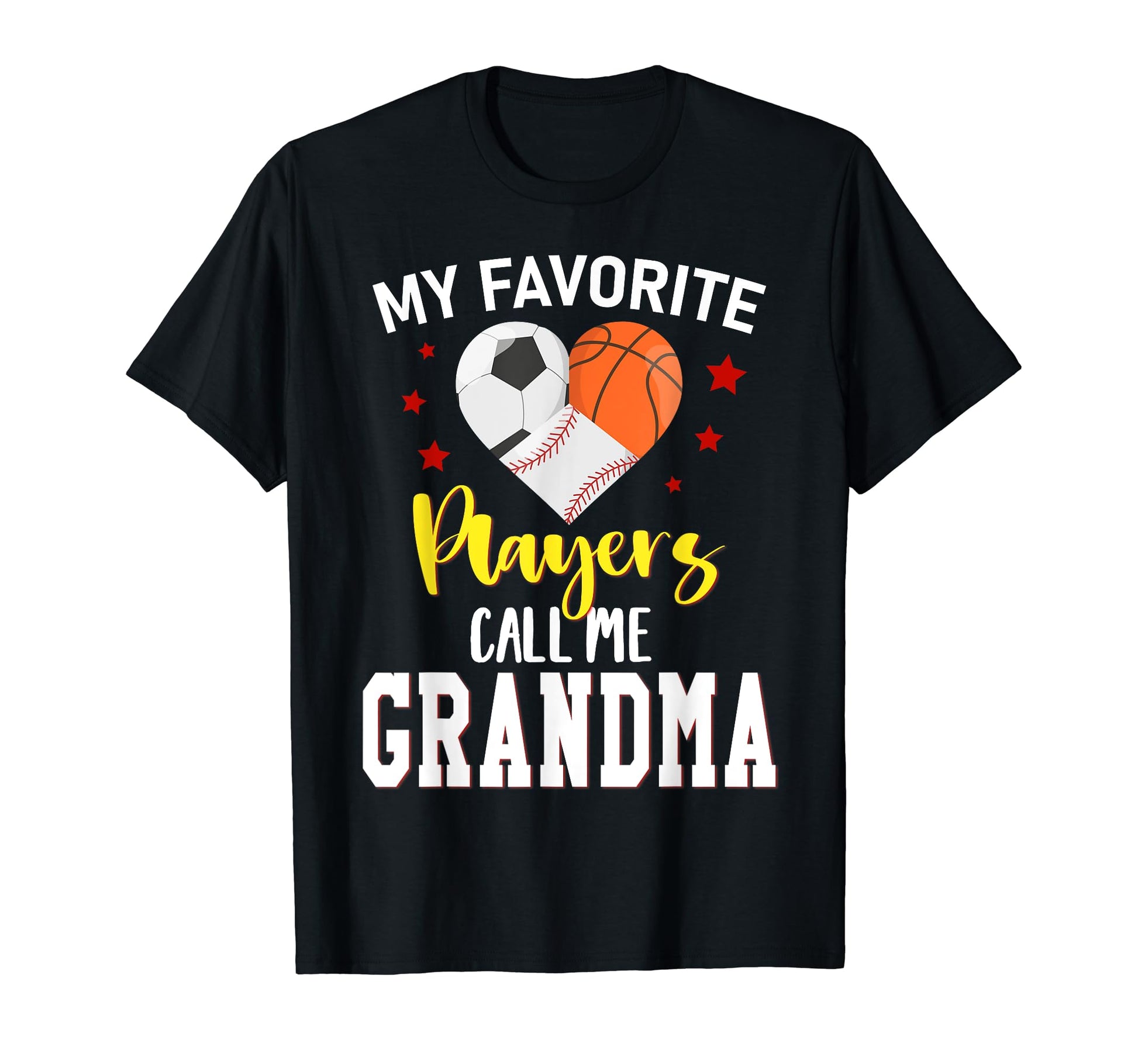 My Favorite Players Baseball Basketball T-Shirt - Graphic Print for Adults - T-Shirt, Sweatshirt, Hoodie