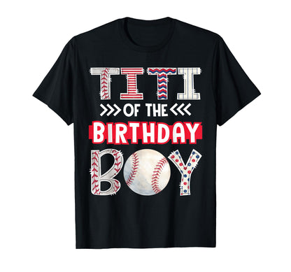 Titi Birthday Baseball Family Squad T-Shirt - Custom Art Print Men Women - T-Shirt, Sweatshirt, Hoodie