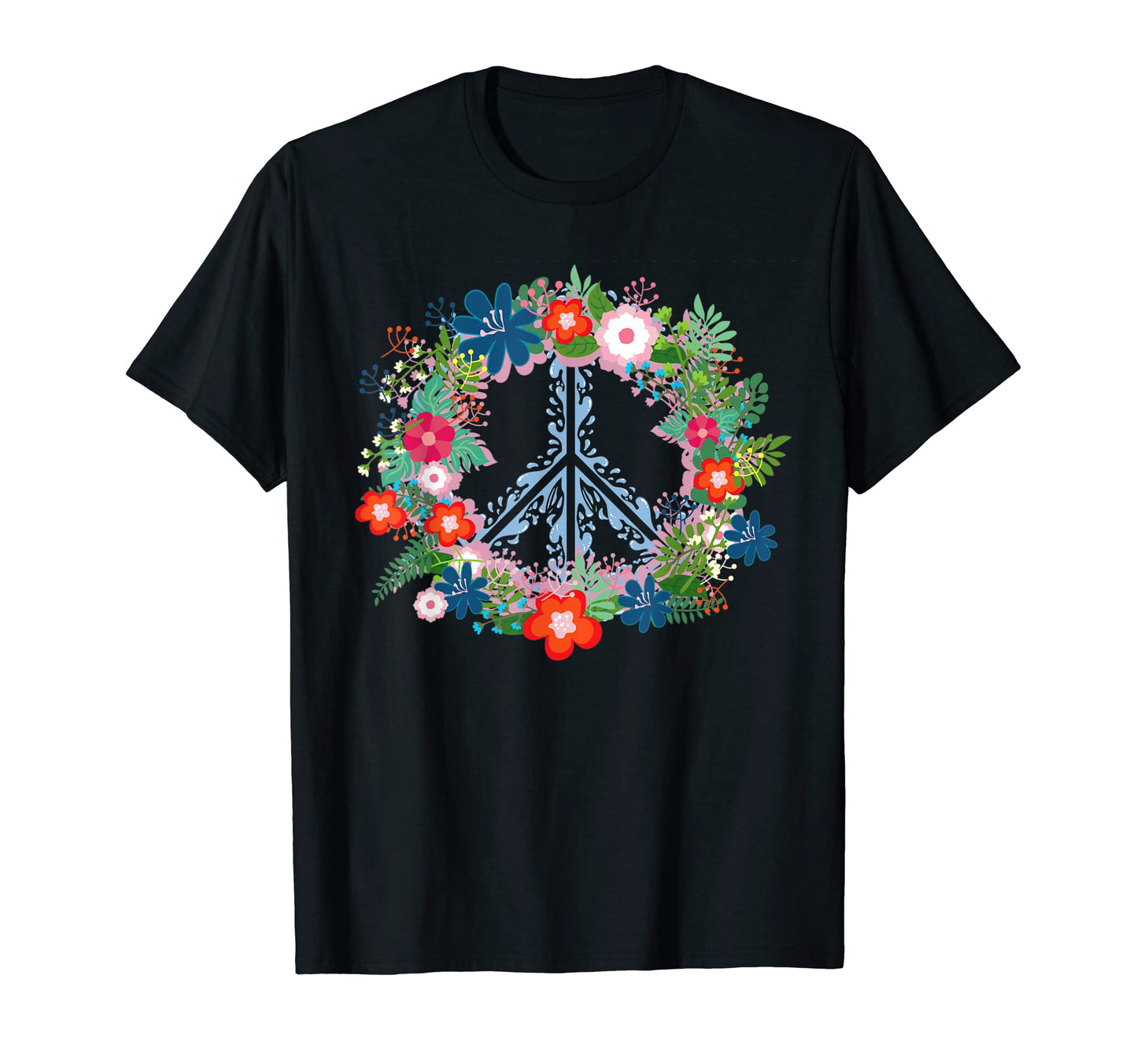 Peace Love Hippie Costume 60S 70S T-Shirt - Casual Everyday Wear Men Women - T-Shirt, Sweatshirt, Hoodie