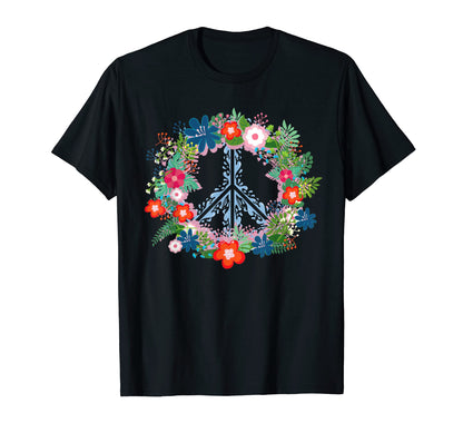 Peace Love Hippie Costume 60S 70S T-Shirt - Casual Everyday Wear Men Women - T-Shirt, Sweatshirt, Hoodie