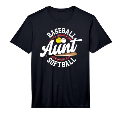 Mens Baseball Softball Aunt Softball T-Shirt - Aesthetic Graphic Men Women - T-Shirt, Sweatshirt, Hoodie