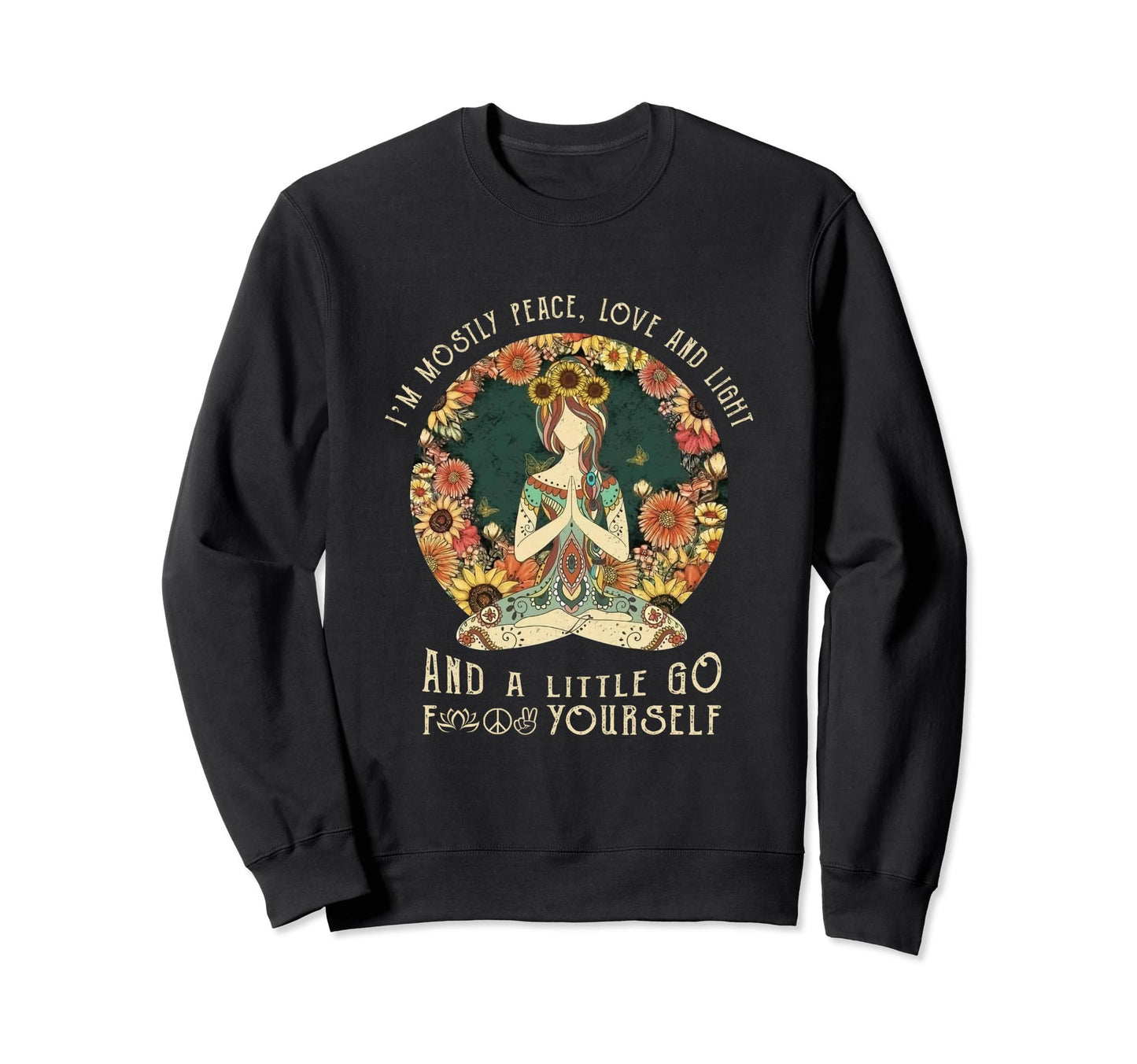 Gift Peace Mother Farther Love Hoodie - Novelty Apparel Unisex - T-Shirt, Sweatshirt, Hoodie