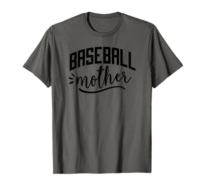 Baseball Mother Funny Baseball Mom T-Shirt - Novelty Apparel for Adults - T-Shirt, Sweatshirt, Hoodie
