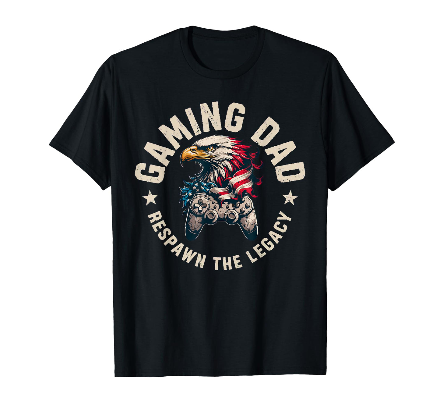 Respawn Legacy Patriotic Usa Gaming Dad T-Shirt - Trendy Graphic Men Women - T-Shirt, Sweatshirt, Hoodie