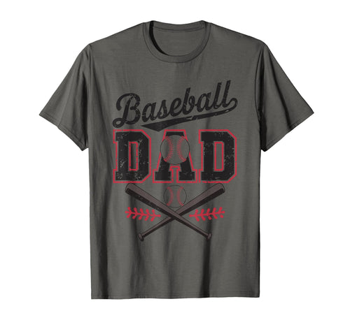 Baseball Daddy Fathers Day Baseball T-Shirt - Graphic Print Men Women - T-Shirt, Sweatshirt, Hoodie
