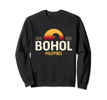 Bohol Philippines Bohol Pi Wave Sweatshirt - Streetwear Style Men Women - T-Shirt, Sweatshirt, Hoodie