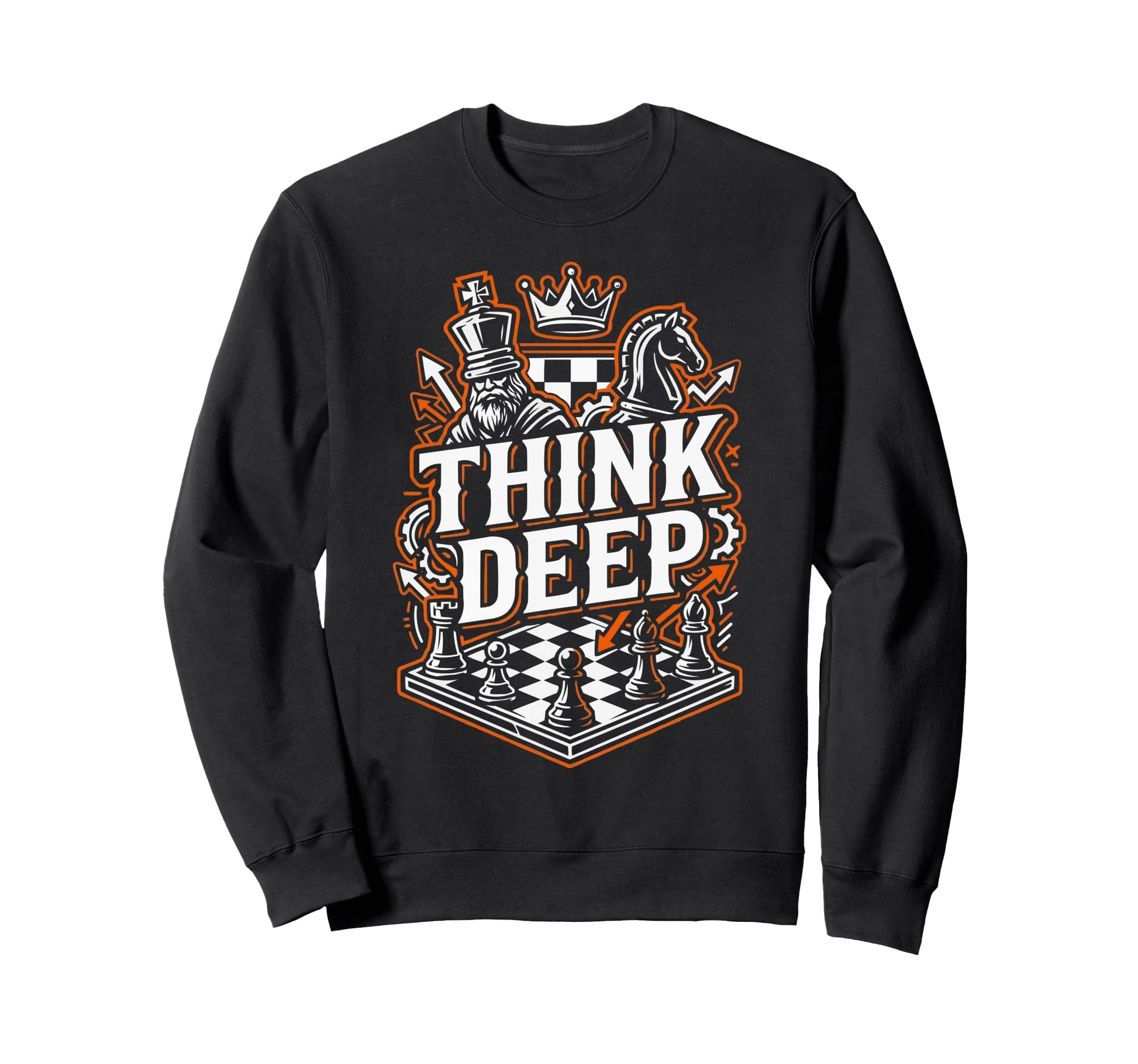 Chess Dad Board Game Daddy Checkmate Sweatshirt - Unique Graphic Unisex - T-Shirt, Sweatshirt, Hoodie