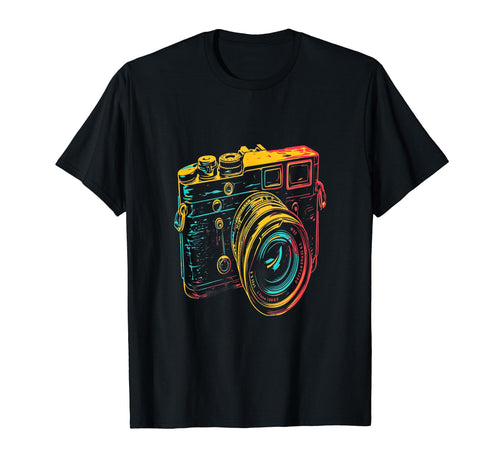 Photography Camera Photographer T-Shirt - Minimalist Print for Adults - T-Shirt, Sweatshirt, Hoodie