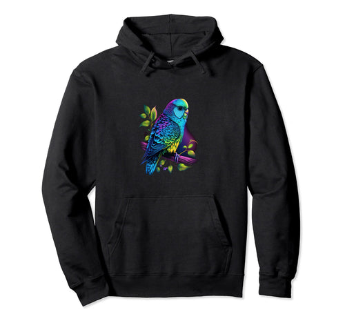 Budgie Budgerigar Parakeet Bird Hoodie - Aesthetic Graphic Unisex - T-Shirt, Sweatshirt, Hoodie