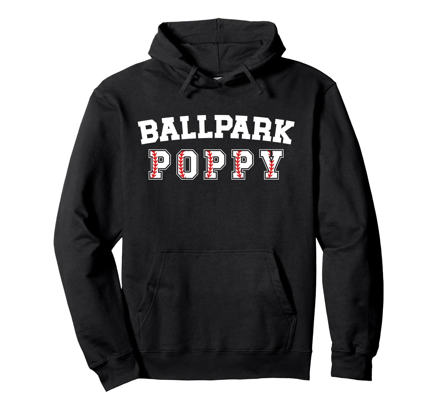 Ballpark Poppy Baseball Poppy Baseball Hoodie - Streetwear Style Men Women - T-Shirt, Sweatshirt, Hoodie
